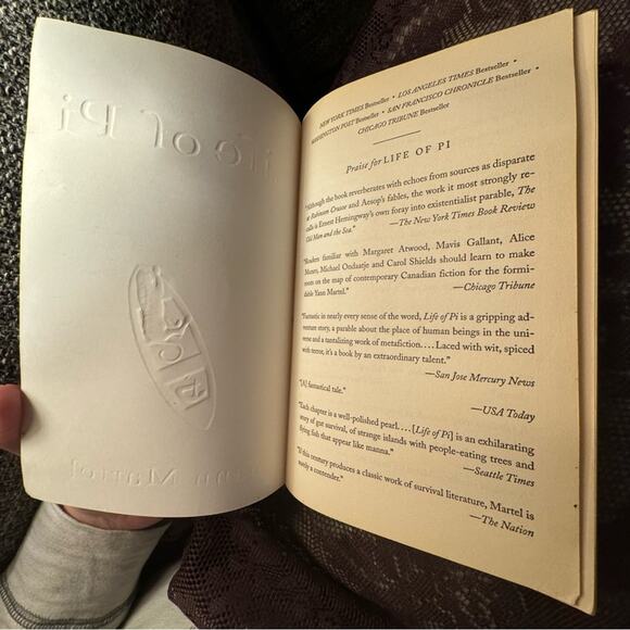 LIFE of Pi 👁️ First U.S. Edition . 📣 Yann Martel . Winner of Man Booker Prize - Picture 2 of 9